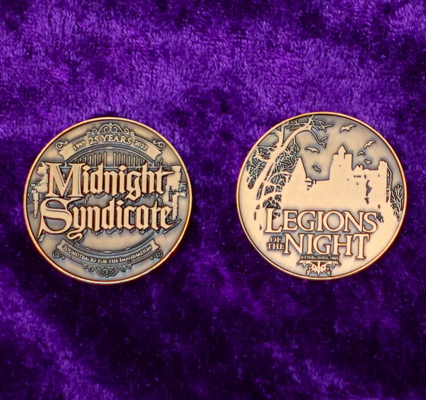 Midnight Syndicate 25th Anniversary Collectible Coin