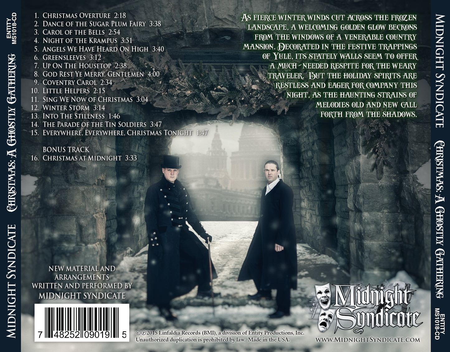 "Christmas: A Ghostly Gathering" by Midnight Syndicate on CD